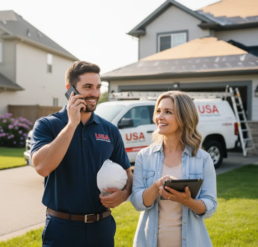 USA Roof Repair Experts customer support in Maumee